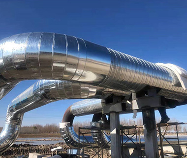 大慶圣泉綠色技術有限公司100萬噸/年生物質(zhì)精煉一體化（一期工程）暖通管道施工